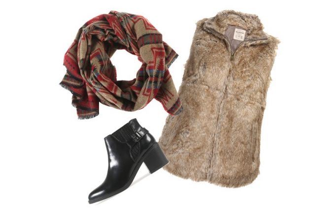 Šalikas 65,90 Lt/19,09 Eur, aulinukai 179 Lt/51,84 Eur, liemenė 109 Lt/31,57 Eur, PULL&BEAR