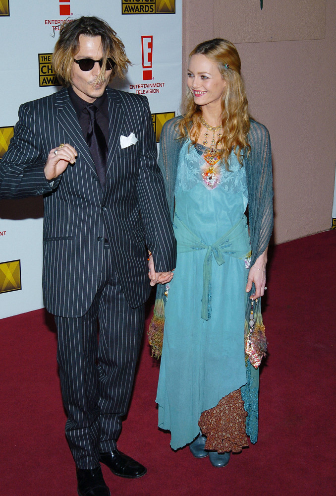 Johnny Deep ir Vanessa Paradis