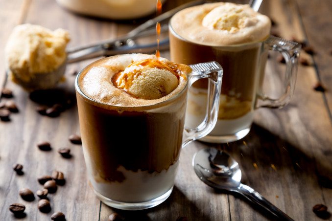 Affogato kava