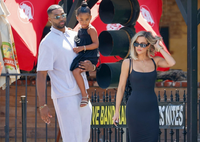 Tristan Thompson ir Khloe Kardashian su dukrele