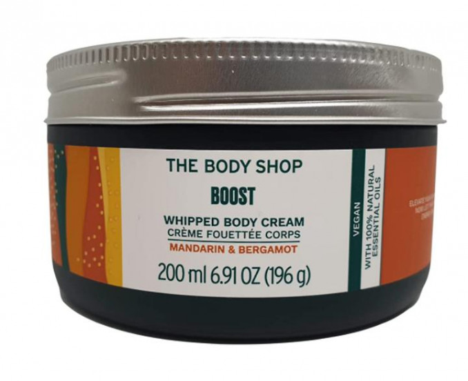 Kūno kremas  „Boost Whipped Body Cream“ („The Body Shop“)